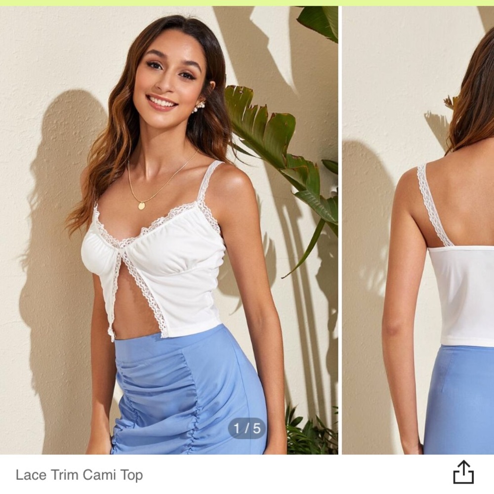 White tank top